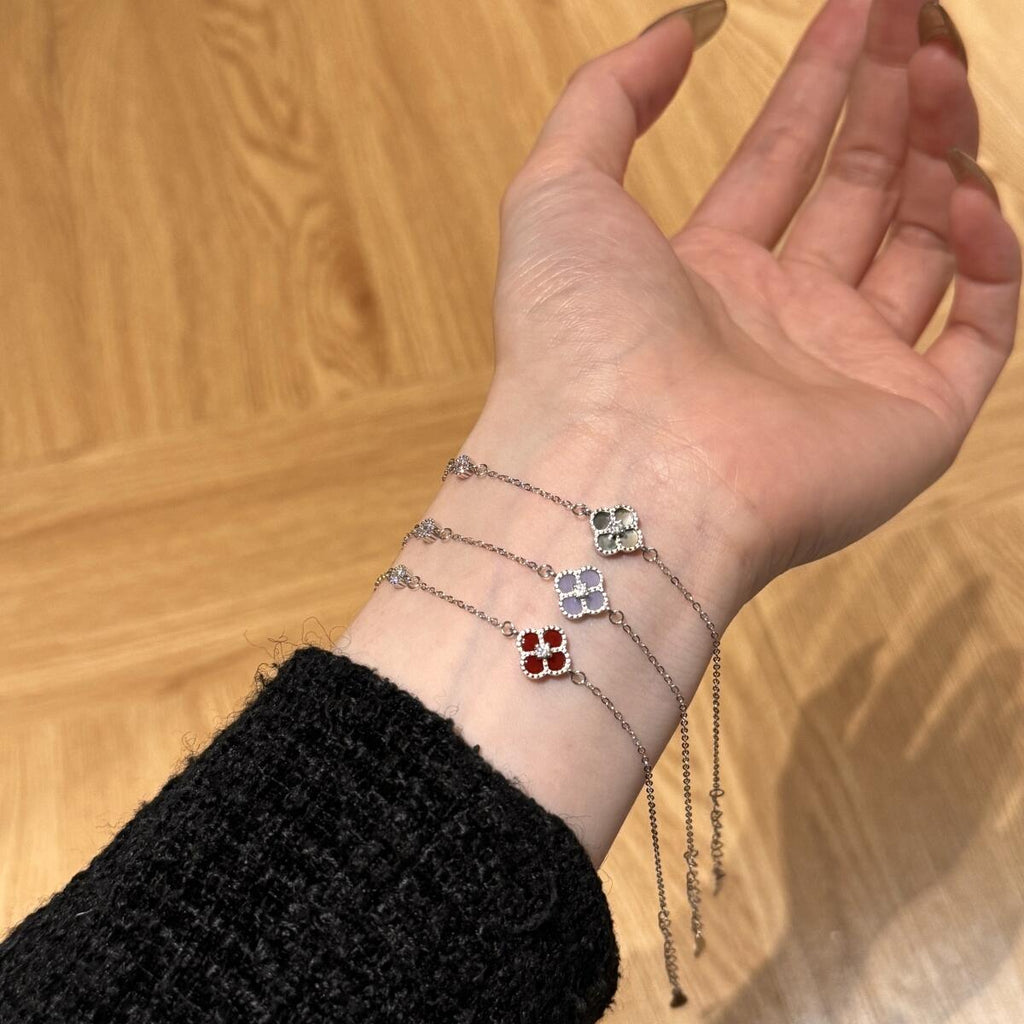 Pulseira Flor Mini Lux 7 Cores Elegantes