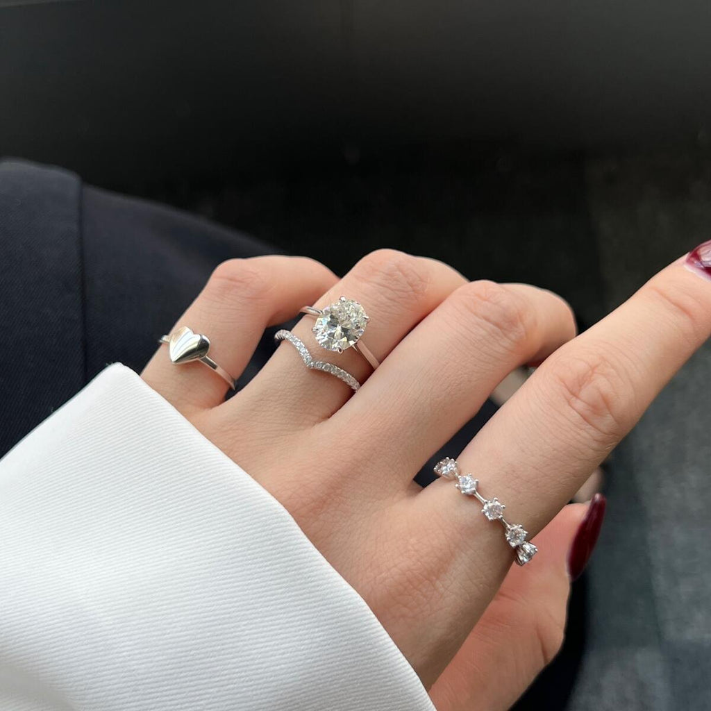 Anel Aparador Chevron Cravejado