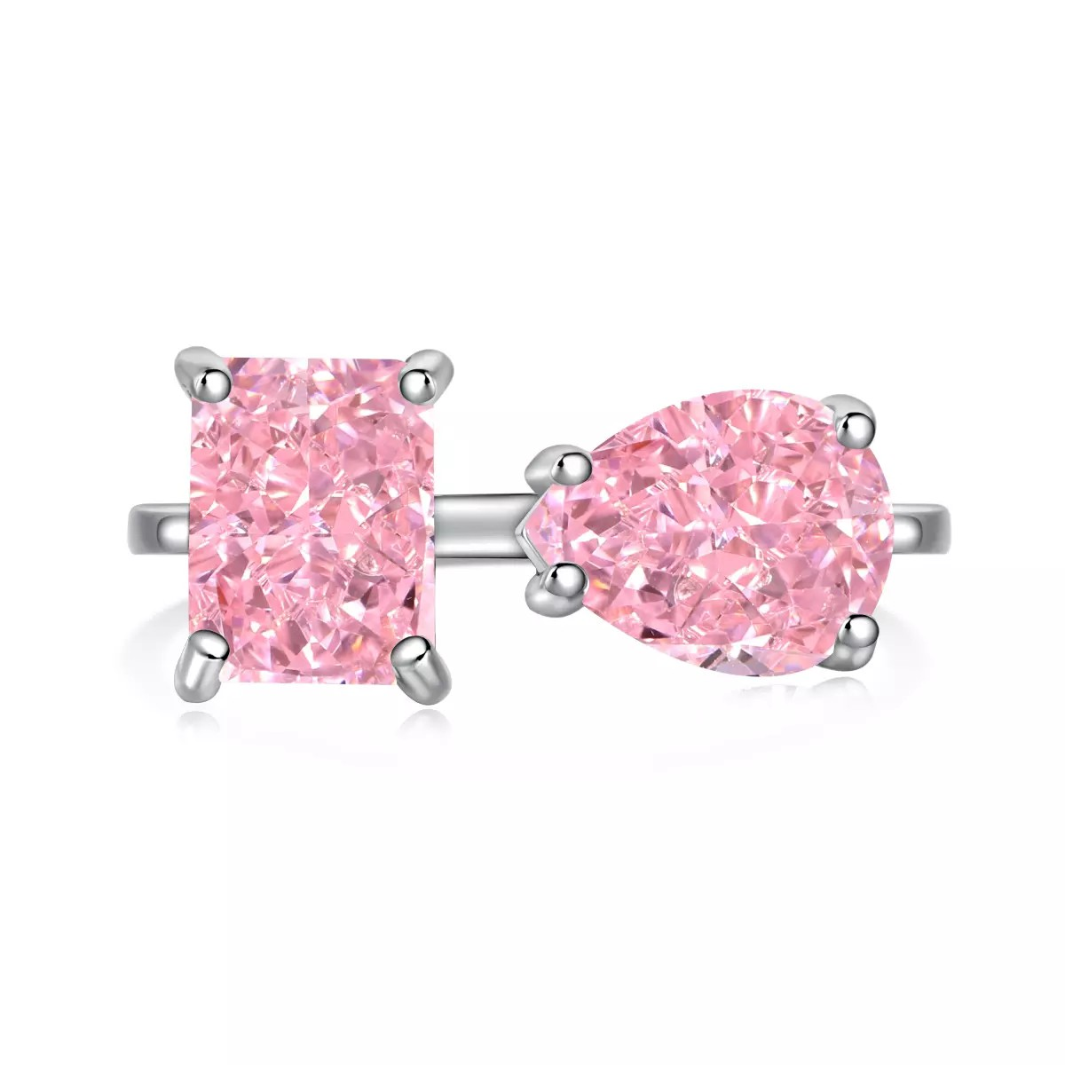 Anel Rosé Radiant Duplo