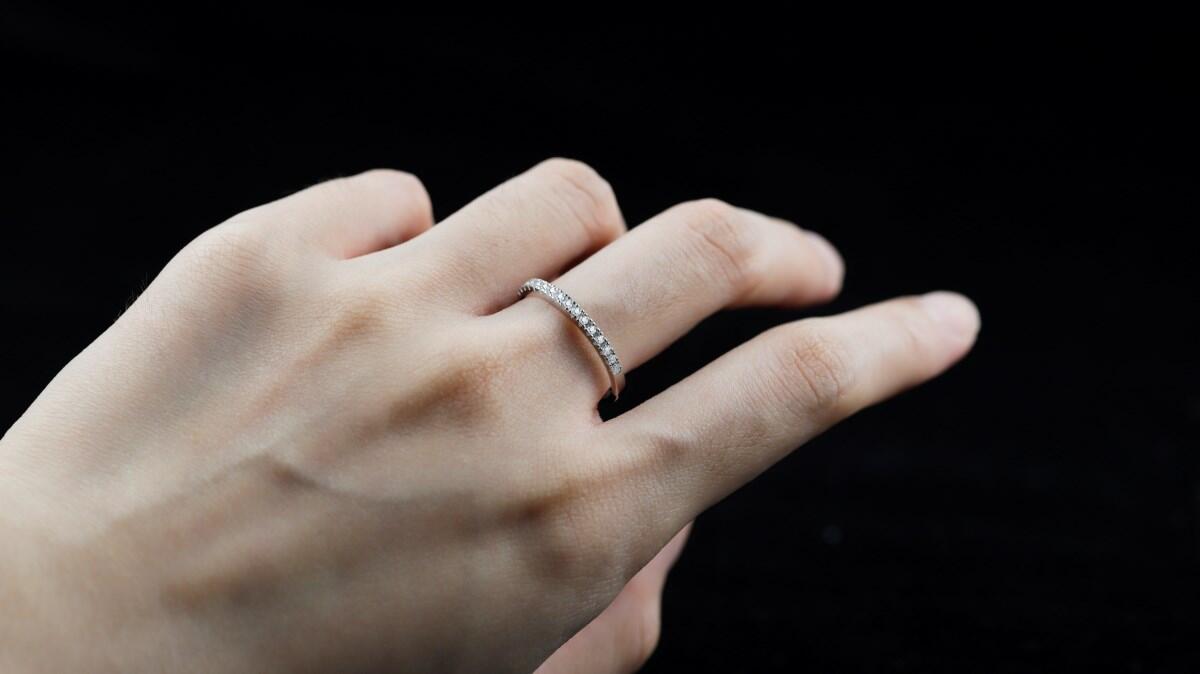 Anel Riviera Elegance Com Zircônias