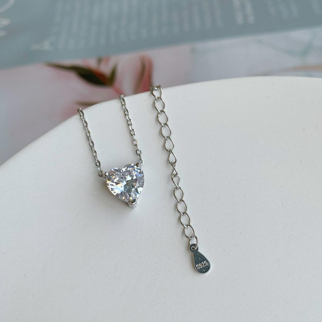 Colar Coração Nosso Encontro Branco