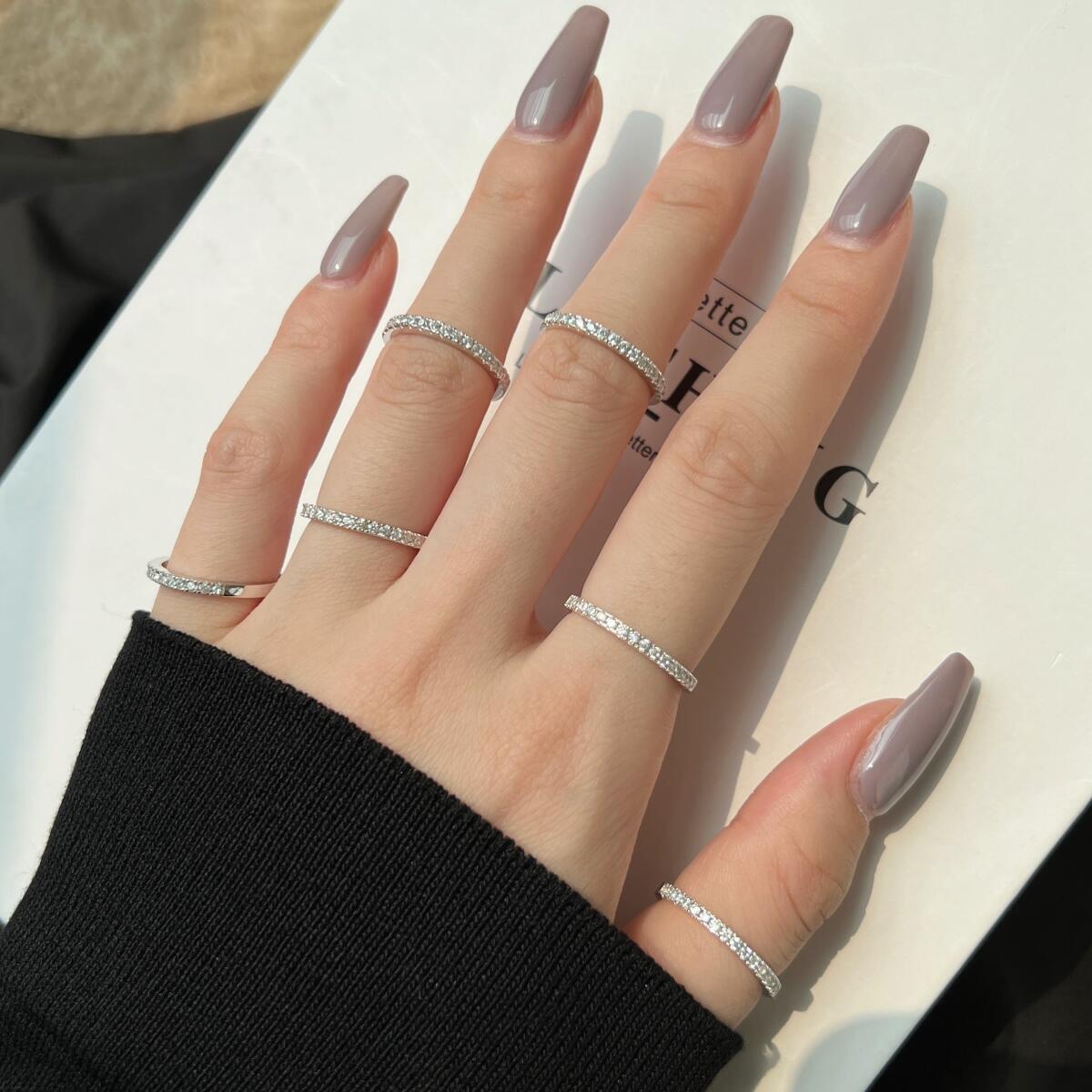 Anel Riviera Elegance Com Zircônias