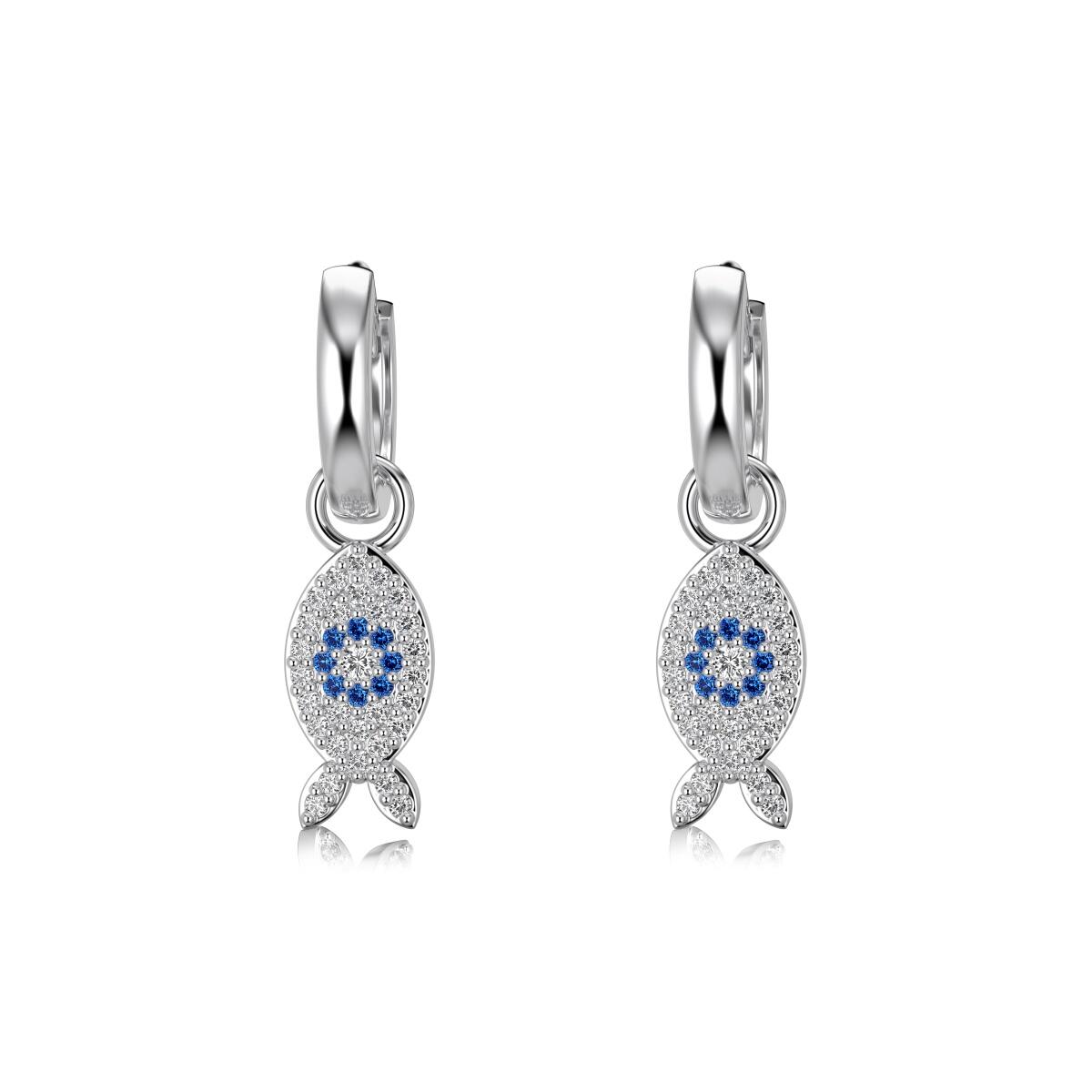 Brinco Argola Peixe Olho Turco