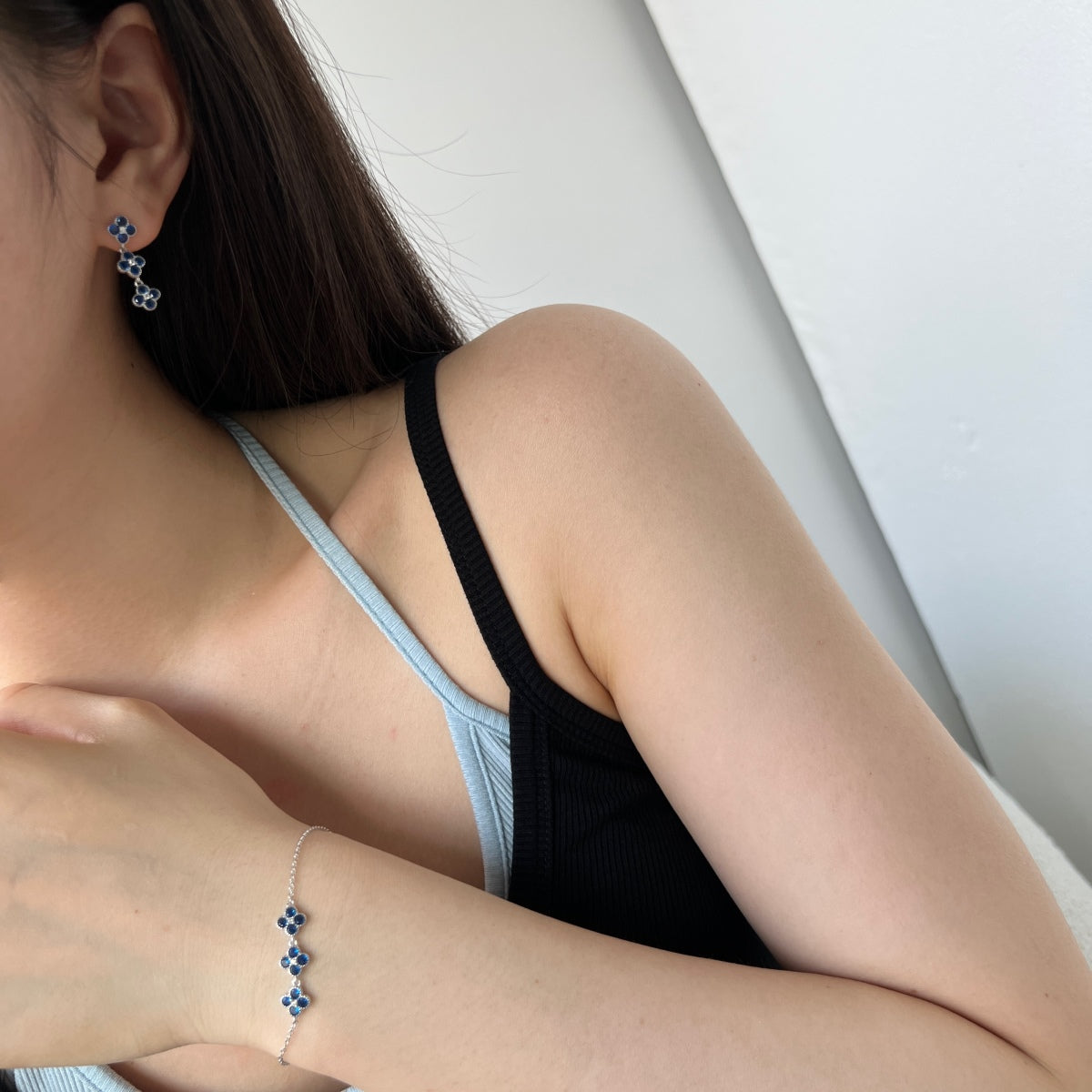 Pulseira 3 Trevos Delicada Cores