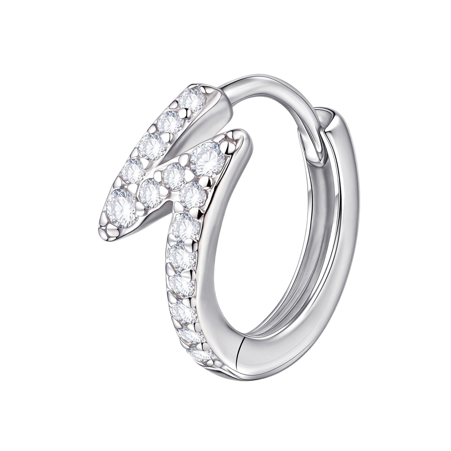 Piercing Argola Pavé Brilho