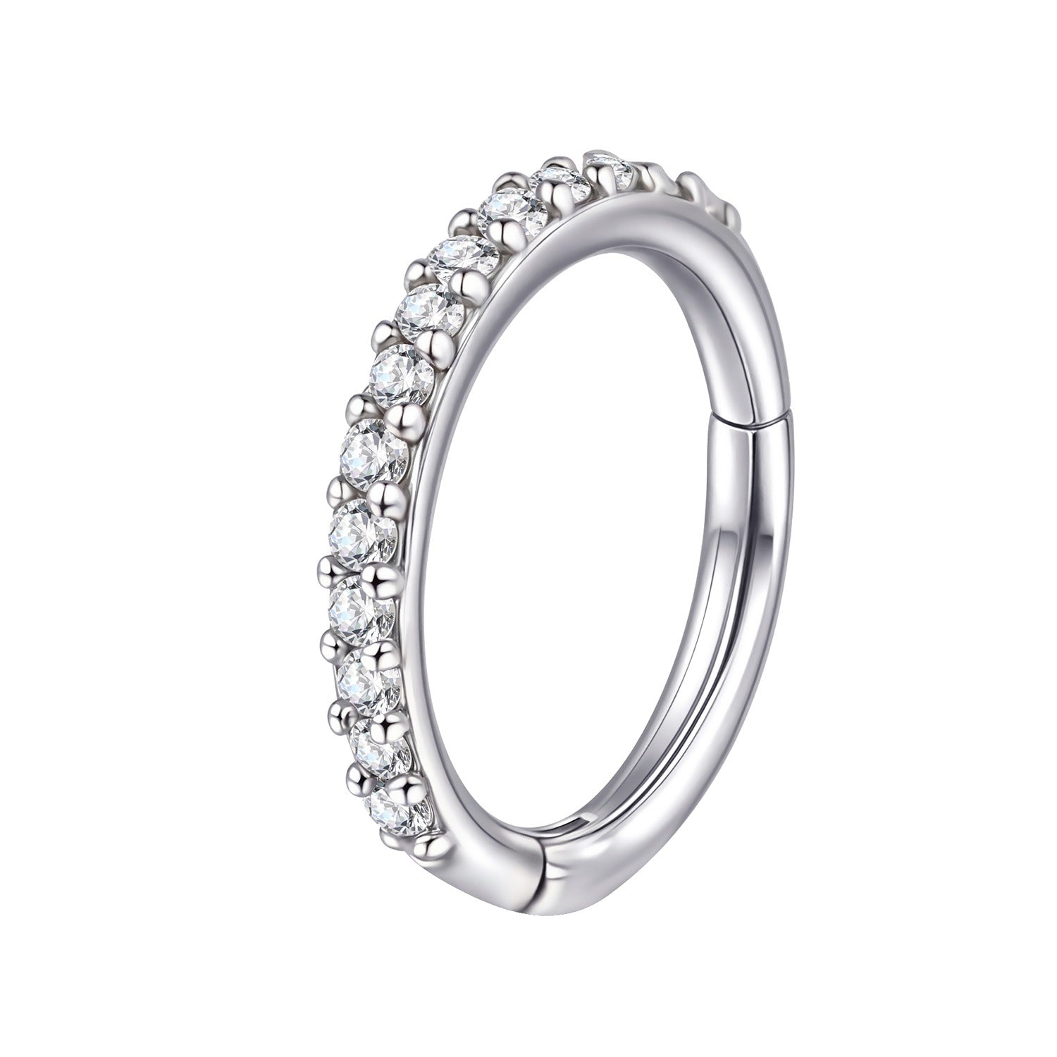 Piercing Argola Clicker Cravejada Duo