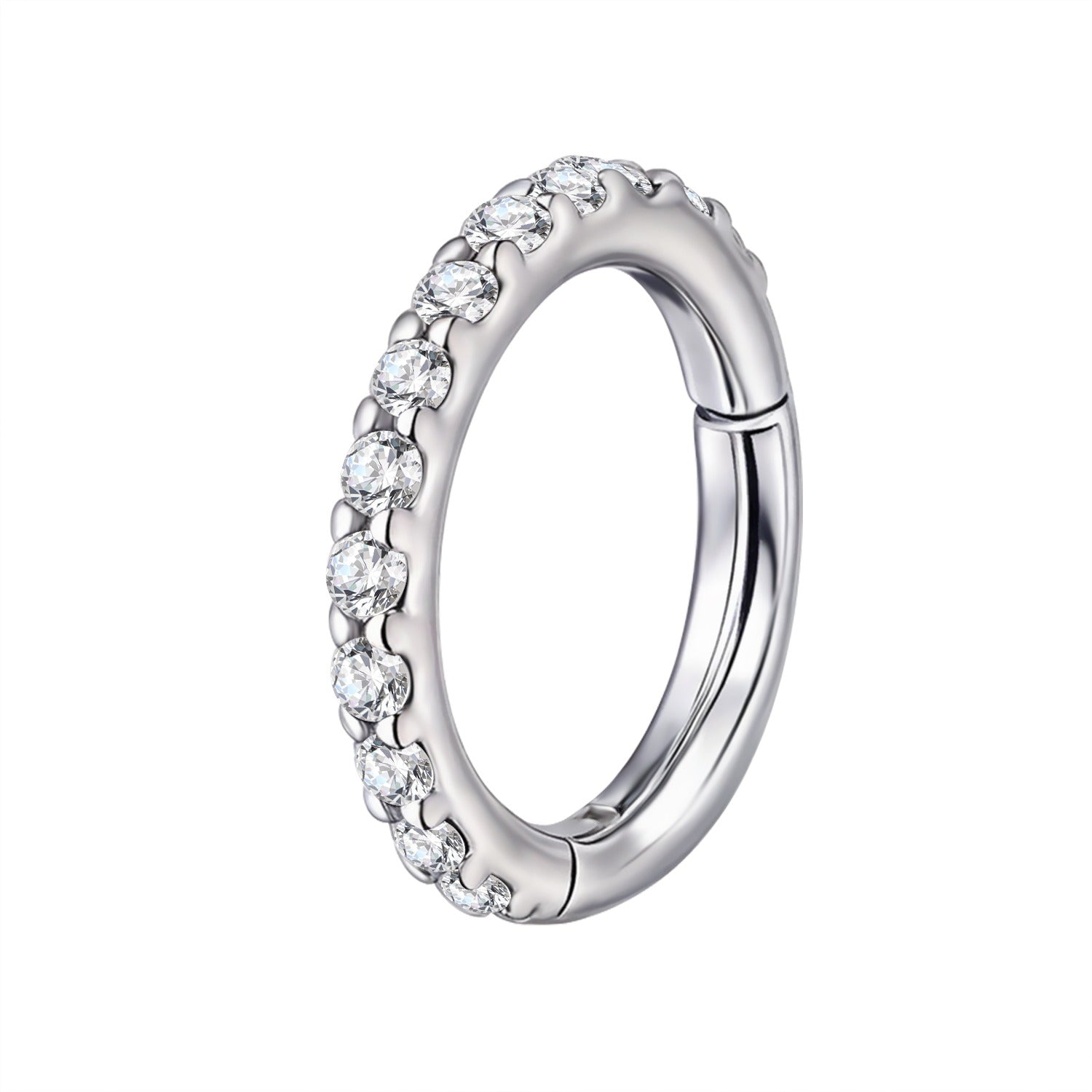 Piercing Argola Clicker Cravejada Duo