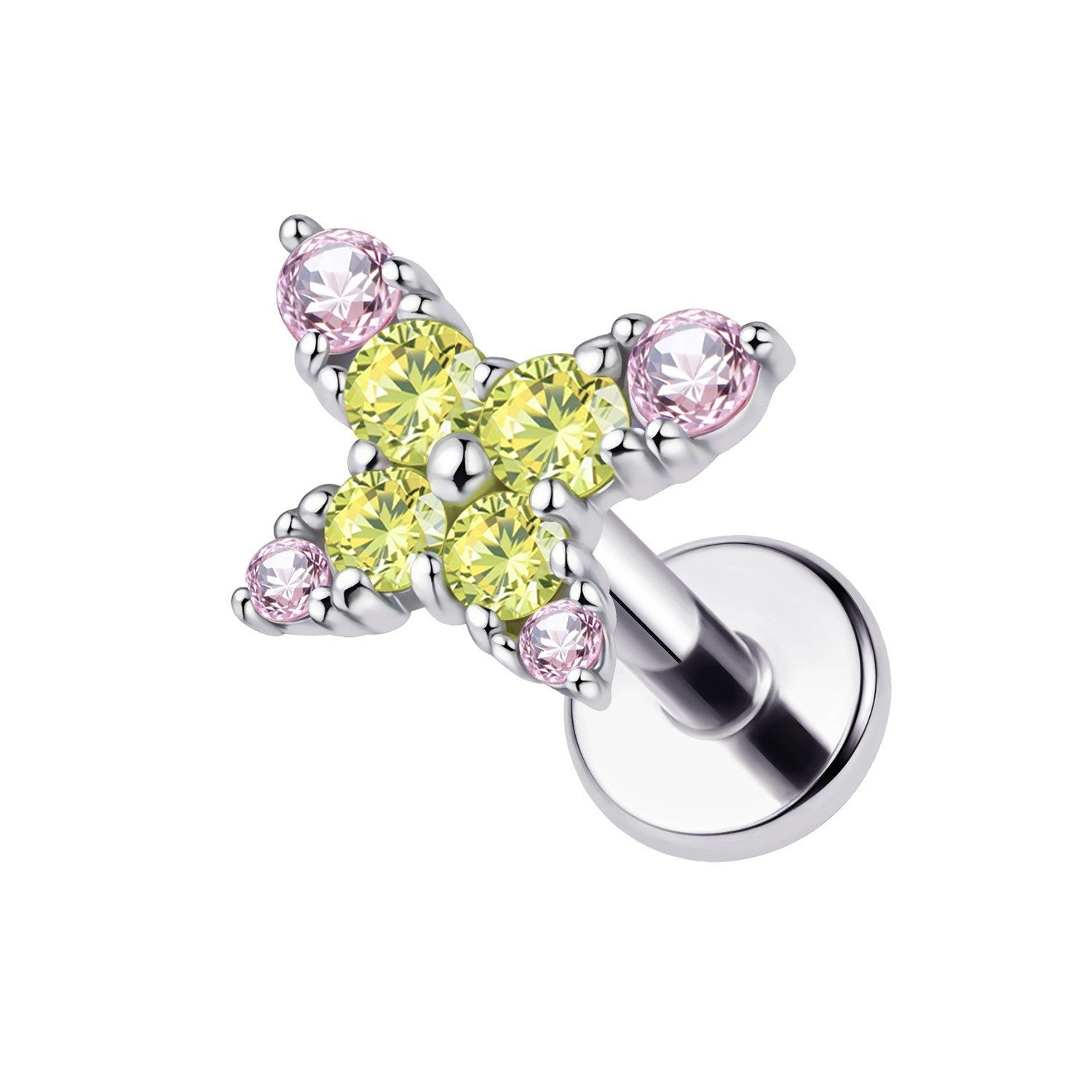 Piercing Labret Borboleta Duo