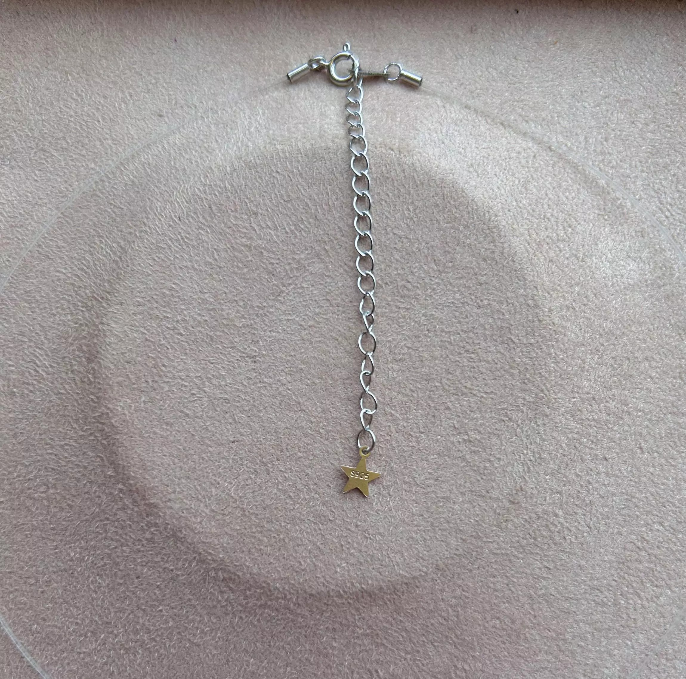 Colar Nylon Estrela Aquamarine