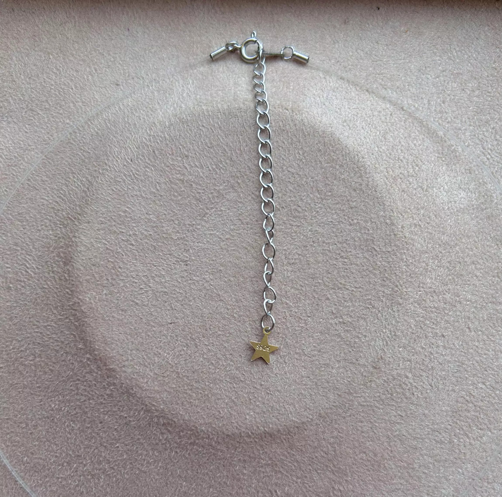 Colar Nylon Estrela Branca