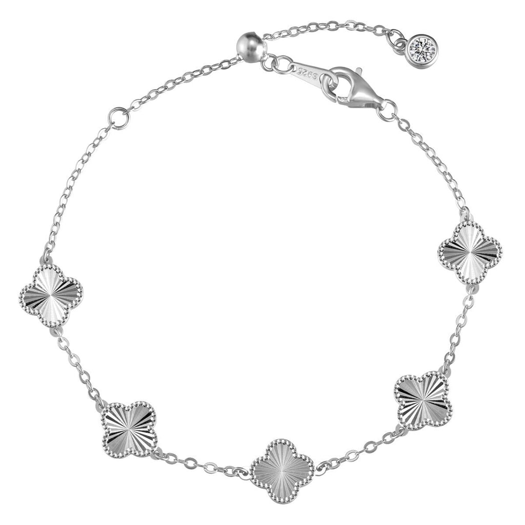 Pulseira Trevo Texturizado