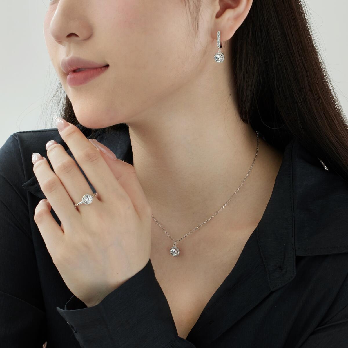 Conjunto Solitário Radiante