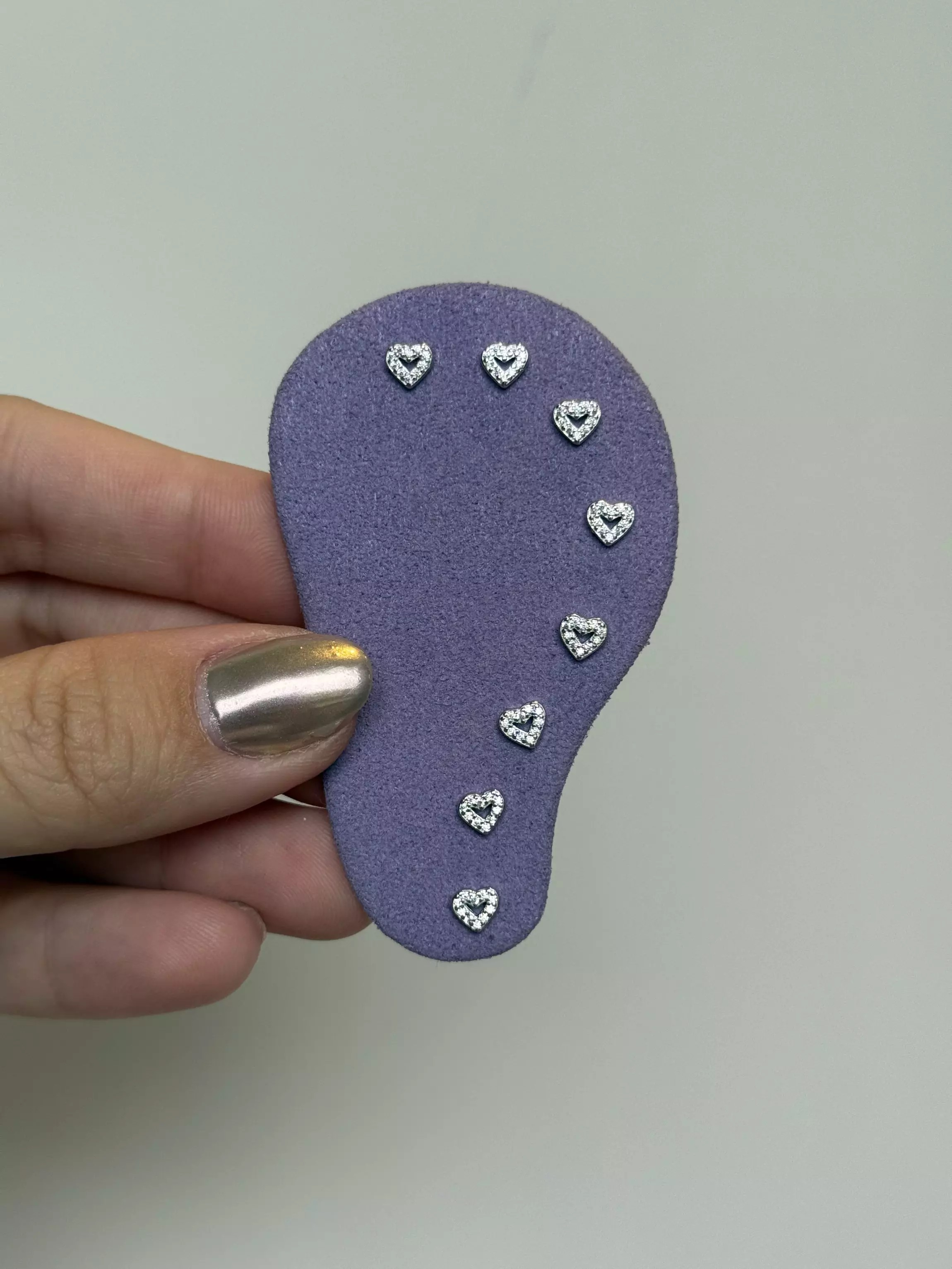 Piercing Prata Coração Vazado