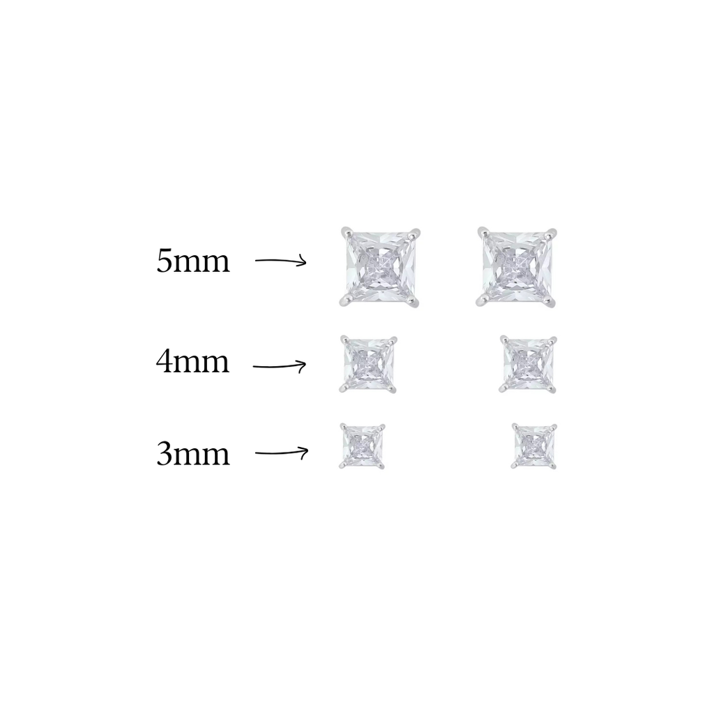 Ponto Quadrado Branco Caixa Alta 5mm