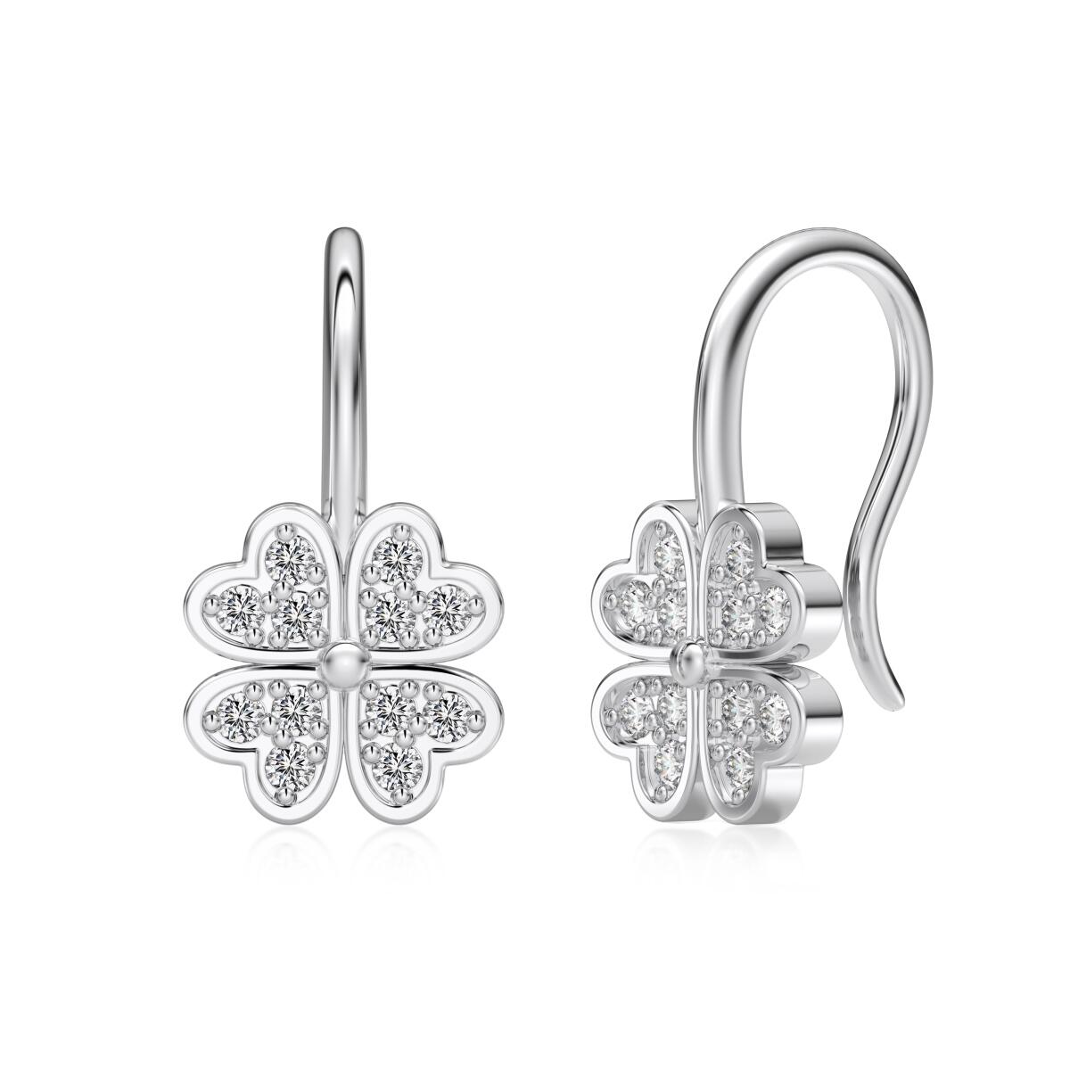 Brinco Trevo Brilhante