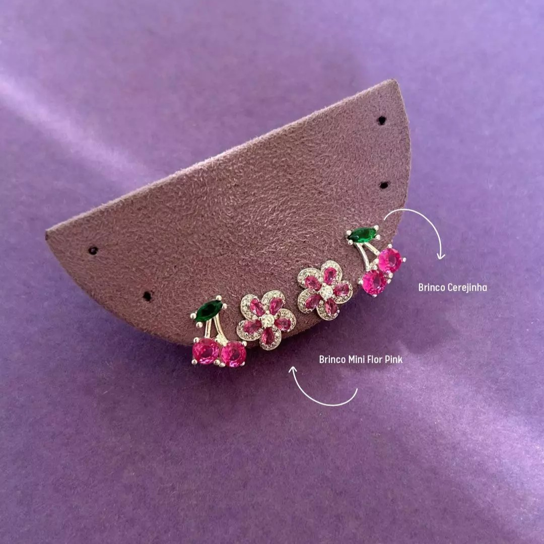 Brinco Cereja Vibrante
