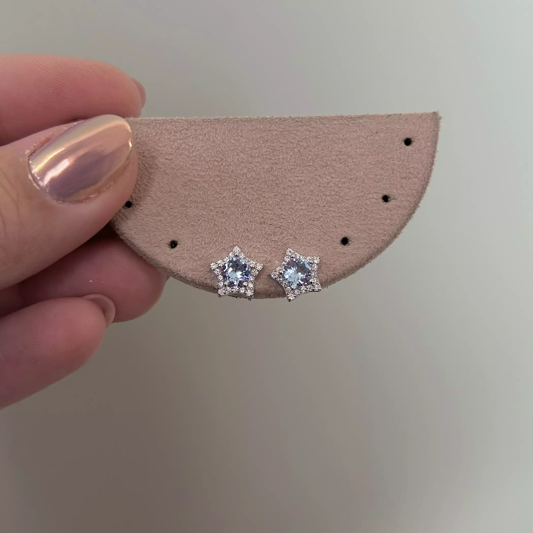 Brinco Estrela Cravejada Cores