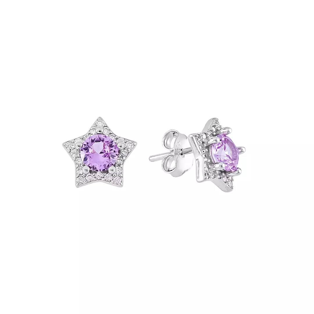 Brinco Estrela Cravejada Cores