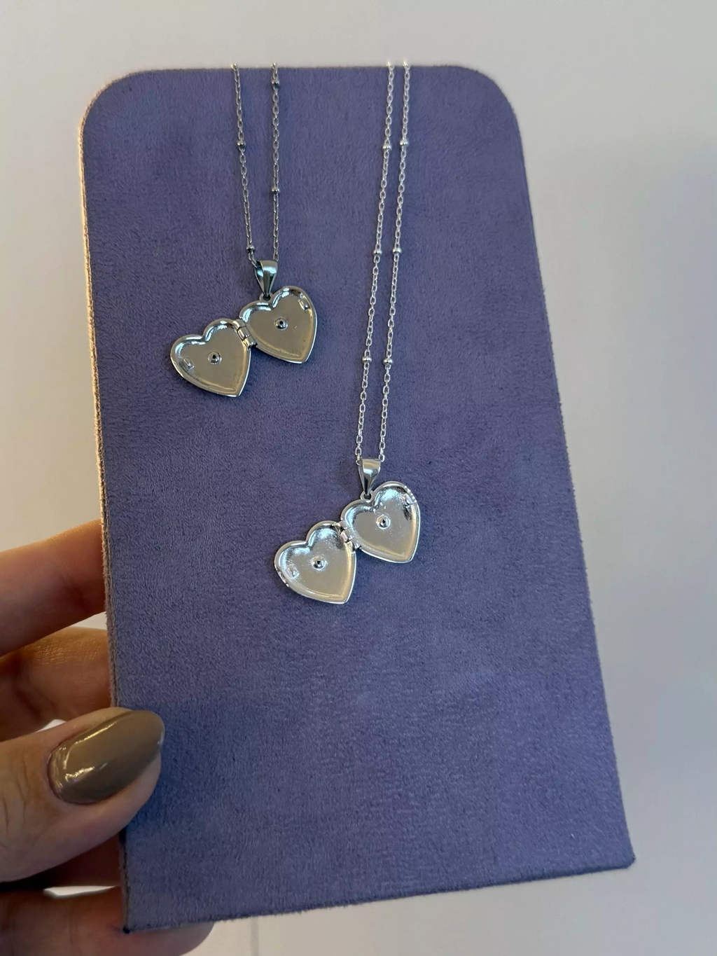 Colar Relicário Prata Coração